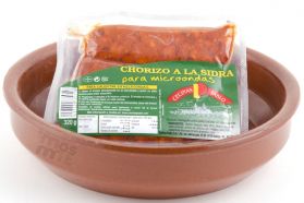 Chorizo a la Sidra para Microondas 300gr Masmit